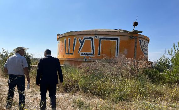 מבקר מפתיע: גלעד קריב הגיע לחומש