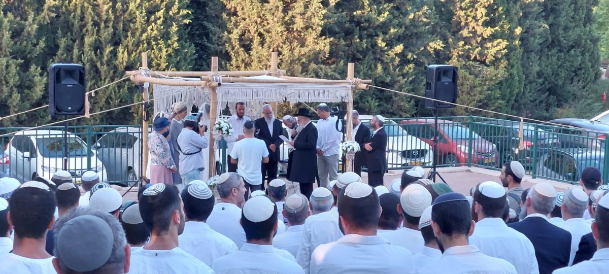 בתו של האלוף הסרוג התחתנה עם בנו של הרב הסרוג