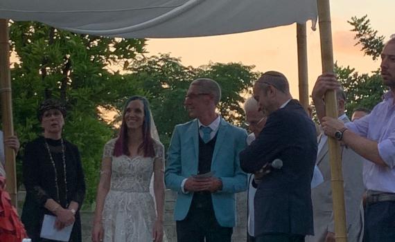 אשת התקשורת הסרוגה התחתנה בפעם השניה