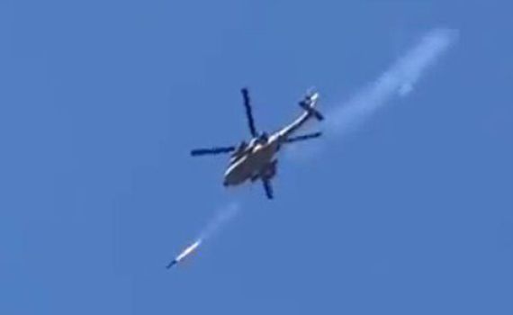 לראשונה מזה 20 שנה:  מסוק קרב תקף בג'נין. צפו