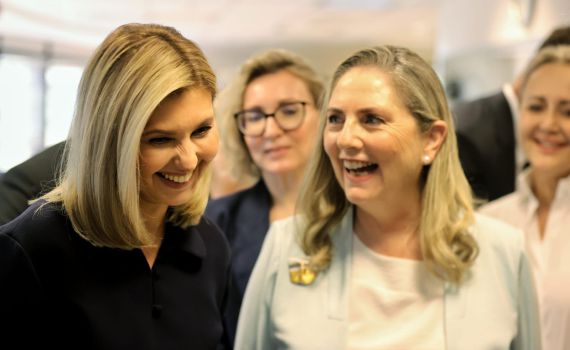 רעייתו של זלנסקי בישראל: 'לא מצליחים להתמודד לבד'