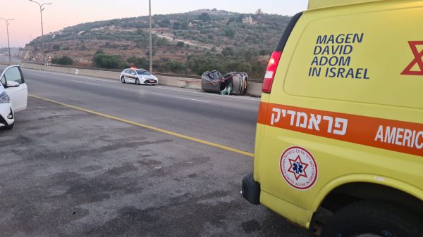 תאונה קשה בשומרון: הרוג מפגיעת משאית בכביש 5