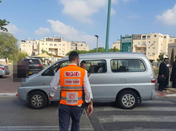 פעוטה נפגעה מרכב באלעד, מצבה בינוני