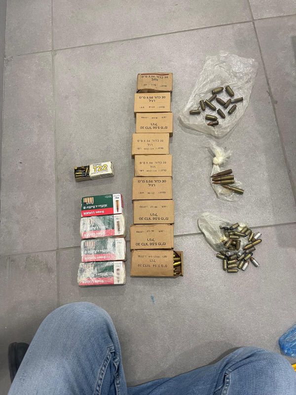 הפשיעה במגזר הערבי: מאות כדורי תחמושת נתפסו