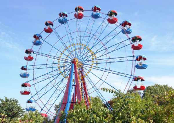 בהלה בפארק השעשועים: אם ובנה חולצו מגלגל ענק