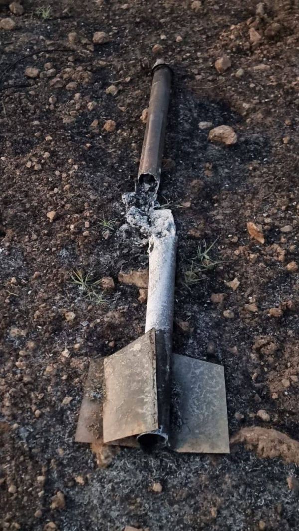 נמצאה הרקטה שנורתה מג'נין לעבר הגלבוע