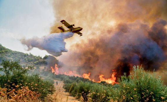 ישראל שולחת סיוע בכיבוי שריפות הענק ביוון