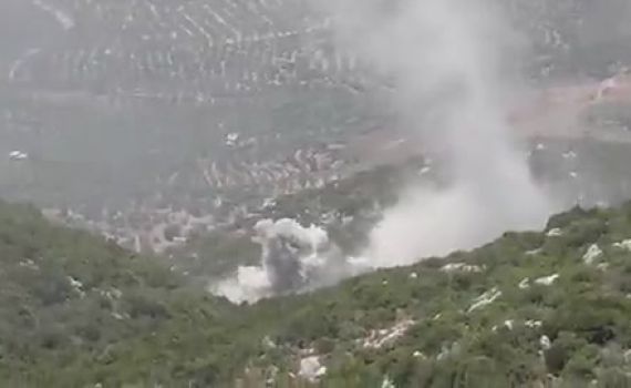 15 פגזים לשטחים פתוחים: צפו בירי התגובה של צה"ל