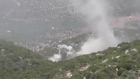 15 פגזים לשטחים פתוחים: צפו בירי התגובה של צה"ל