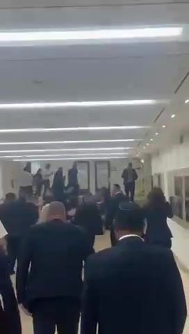 אירוע חריג: מפגינים השתוללו בכנסת. צפו