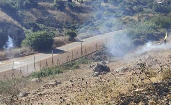 צה"ל תקף חוליית חיזבאללה שהתקרבה לגבול. צפו