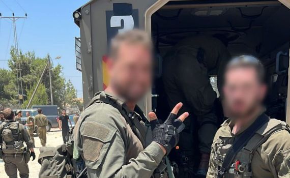 לוחם דובדבן שנפצע חזר מבית החולים להילחם