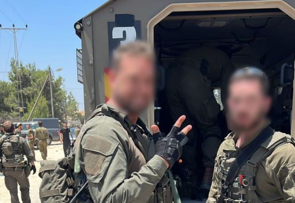 לוחם דובדבן שנפצע חזר מבית החולים להילחם