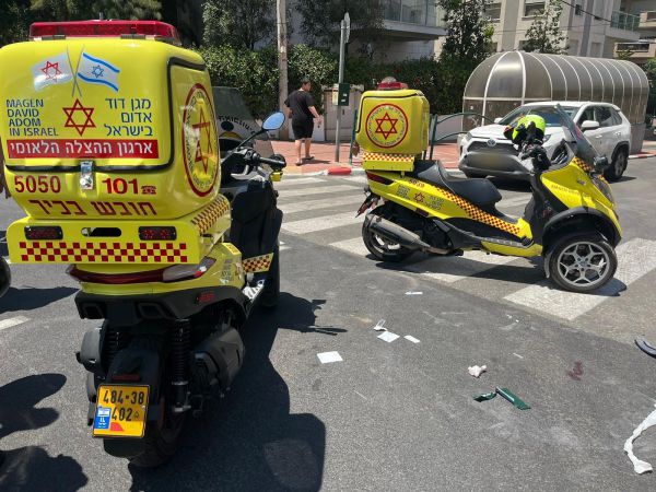 רמת גן: נער נפצע קשה בתאונת דרכים
