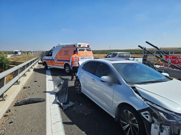 כביש 6: פצועים קשה בתאונה סמוך לקרית גת