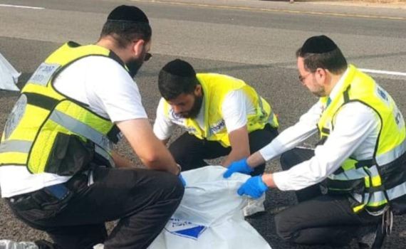 חבר הכנסת מש"ס טיפל בגופת ההרוג בתאונה