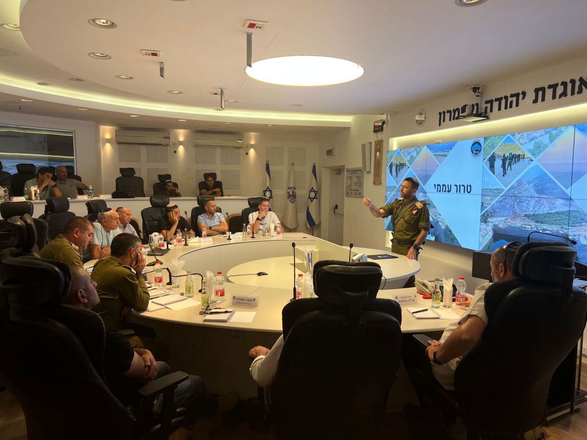 קב"טים מאיו"ש נפגשו עם מפקד האוגדה: 'הביע הערכה'