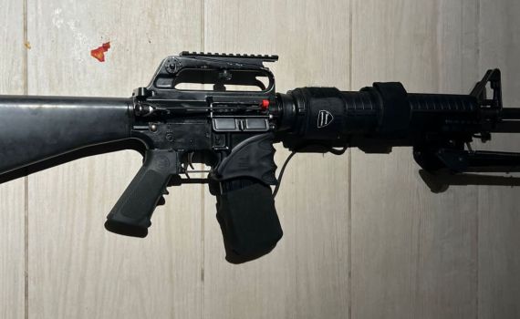 במהלך הלילה: כוח מג"ב עצר פלסטיני עם אמל"ח