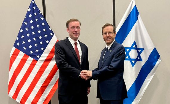 הרצוג נפגש עם היועץ לביטחון לאומי