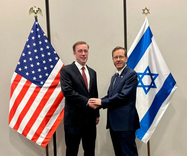 הרצוג נפגש עם היועץ לביטחון לאומי