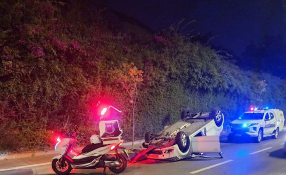 תאונה קטלנית: גבר בן 80 נהרג בהתהפכות רכב