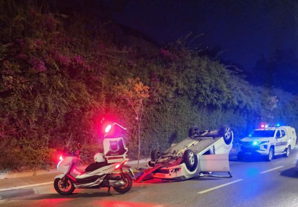 תאונה קטלנית: גבר בן 80 נהרג בהתהפכות רכב