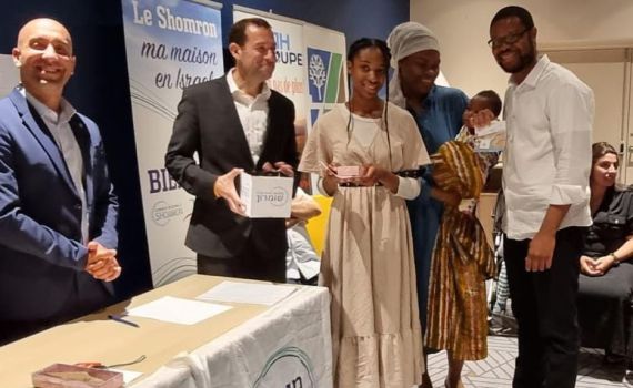 העולים הראשונים מטוגו התיישבו בשומרון