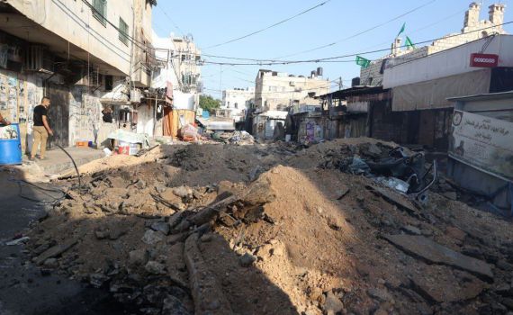 מחשש למטענים: דחפורים של צה"ל חורשים את ג'נין