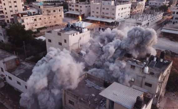 צה"ל הרס את בית המחבל שרצח את האחים יגל והלל