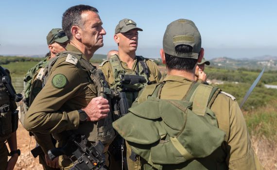 בתוך שבועיים: הרמטכ"ל בסיור שני בגבול הצפון