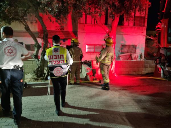 ראש העין: נקבע מותו של גבר שנלכד בדירה בוערת