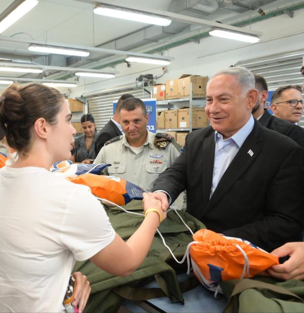נתניהו בתל השומר: "החלש לא שורד – החזק שורד"