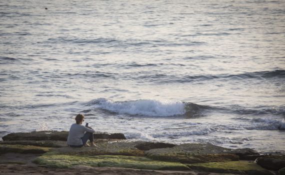 שימו לב: אזהרת רחצה בחוף גלי גליל דרום נהריה