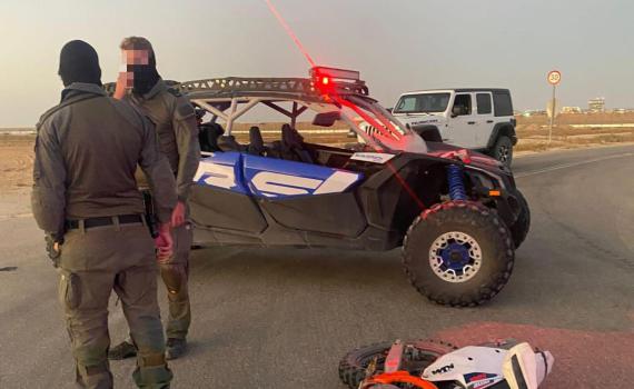 ארבו לחשוד שגידל סמים ופתחו אחריו במרדף. צפו