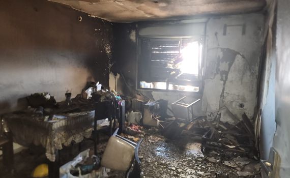 דירה שאוכלסה ללא אישור נשרפה כליל: 'רשלנות פושעת'