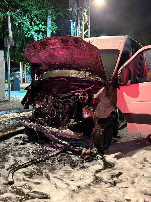 בפעם השלישית: רכב של השב"ס הוצת בבת ים