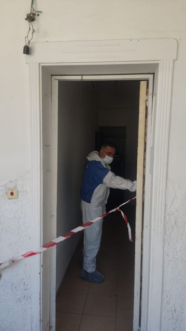 חשד לרצח בחיפה: חלקי גופה אותרו בתוך קיר