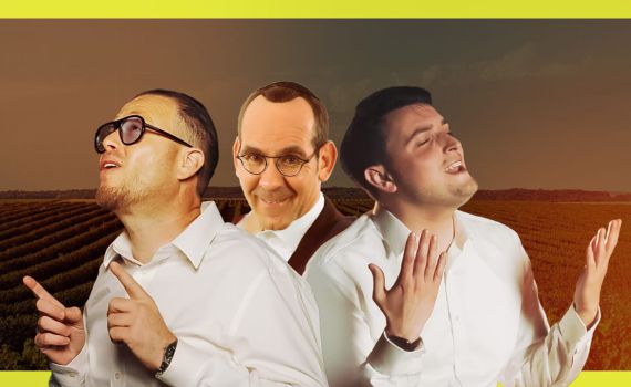 שוקי סלומון וקובי ברומר מארחים את ישי לפידות ב'שיר האמונה'