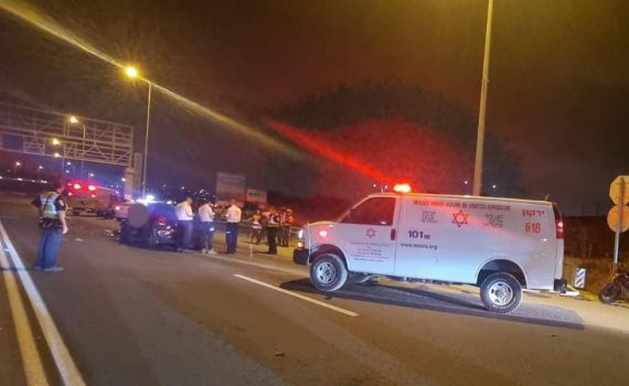 תאונה קטלנית בכביש החוף: גבר בן 30 נהרג במקום