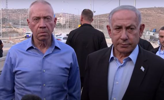 נתניהו וגלנט מסרו הצהרה בעקבות גל הטרור