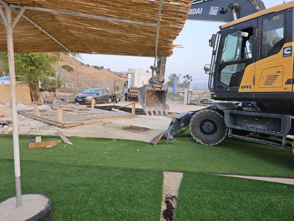 עוד שטח מגודר בכנרת נהרס ונפתח לציבור