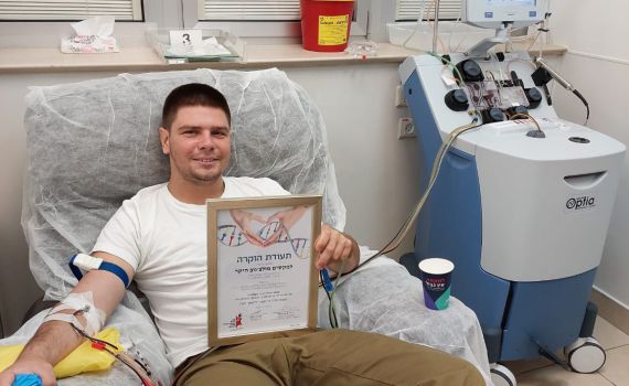 התרומה המרגשת של הלוחם שנרצח בפיגוע