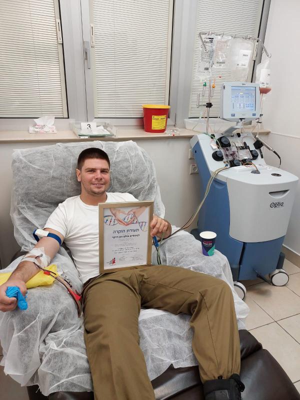 התרומה המרגשת של הלוחם שנרצח בפיגוע