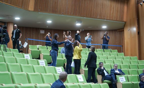 בן גביר עלה לנאום: חברי האופוזיציה נטשו את האולם