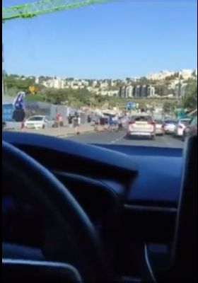 כתב אישום נגד המפגין שניפץ את שמשת המכונית