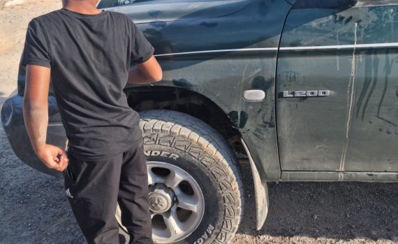 השוטרים נדהמו: ילד בדואי בן 11 נוהג בג'יפ 4X4