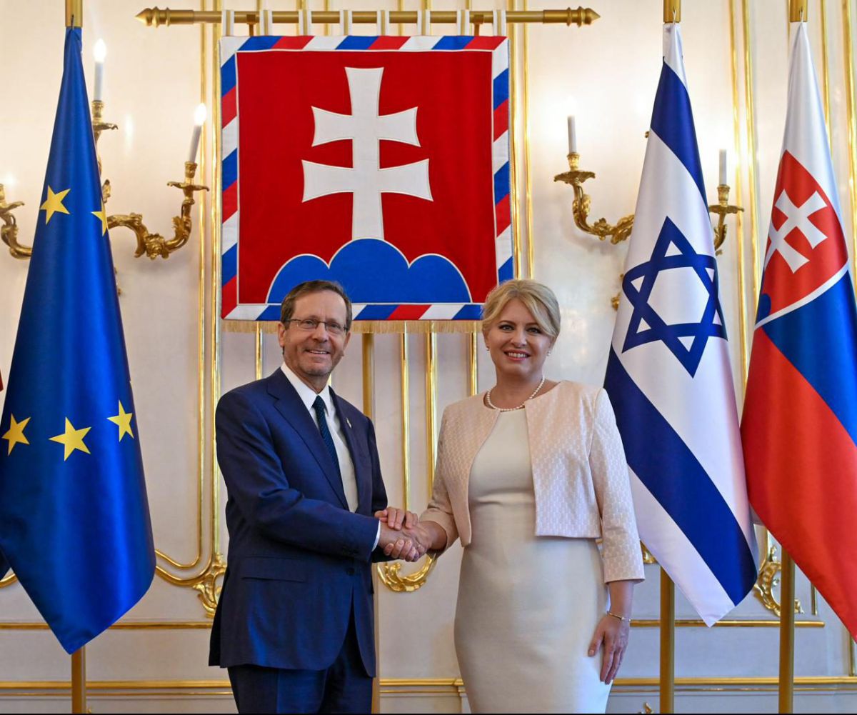 הרצוג עם נשיאת סלובקיה: "שותפים לדרך מבטיחה"