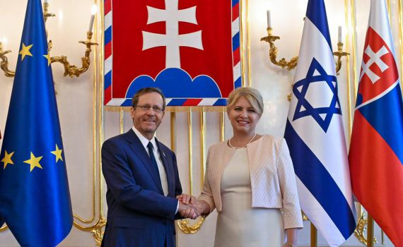 הרצוג עם נשיאת סלובקיה: "שותפים לדרך מבטיחה"