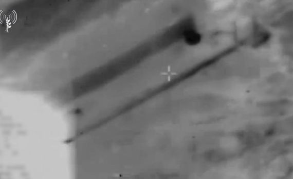 צפו: המטען מתפוצץ על המחבלים בגבול הרצועה