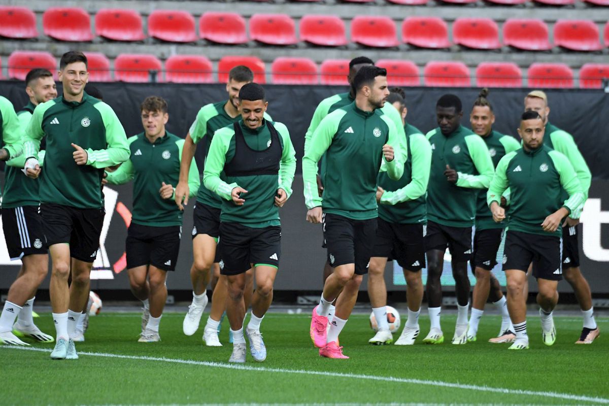 מכבי חיפה מתכוננת למשחק מול פנאתינייקוס